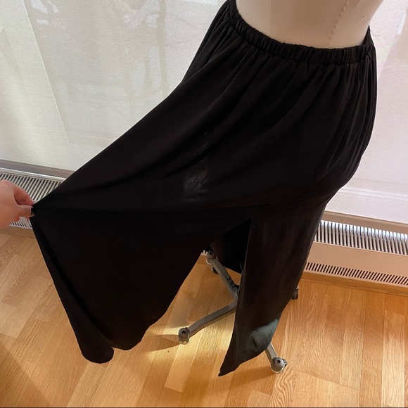 Zara silky maxi skirt with side slits - Picture 4 of 5